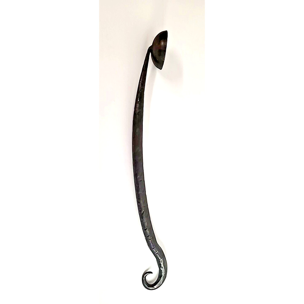 Hand Forged Iron Primitive Candle Snuffer- 15.25" Long - Picture 2 of 6